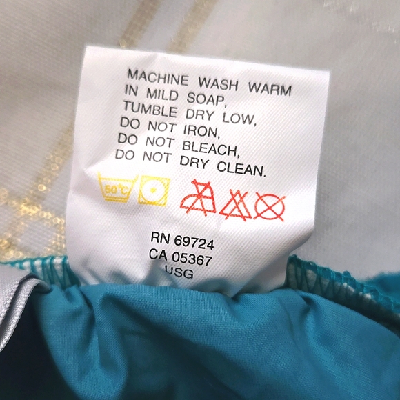 VNTG Columbia Teal Sportswear Windbreaker Pants - Picture 7 of 13